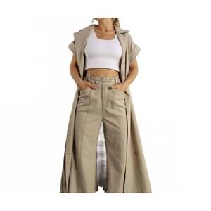 NEW MULLA mina wide-legged pants in tan
